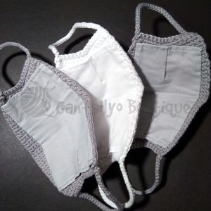 SOLD!!! Set of 3 Crochet Nonmedical Masks